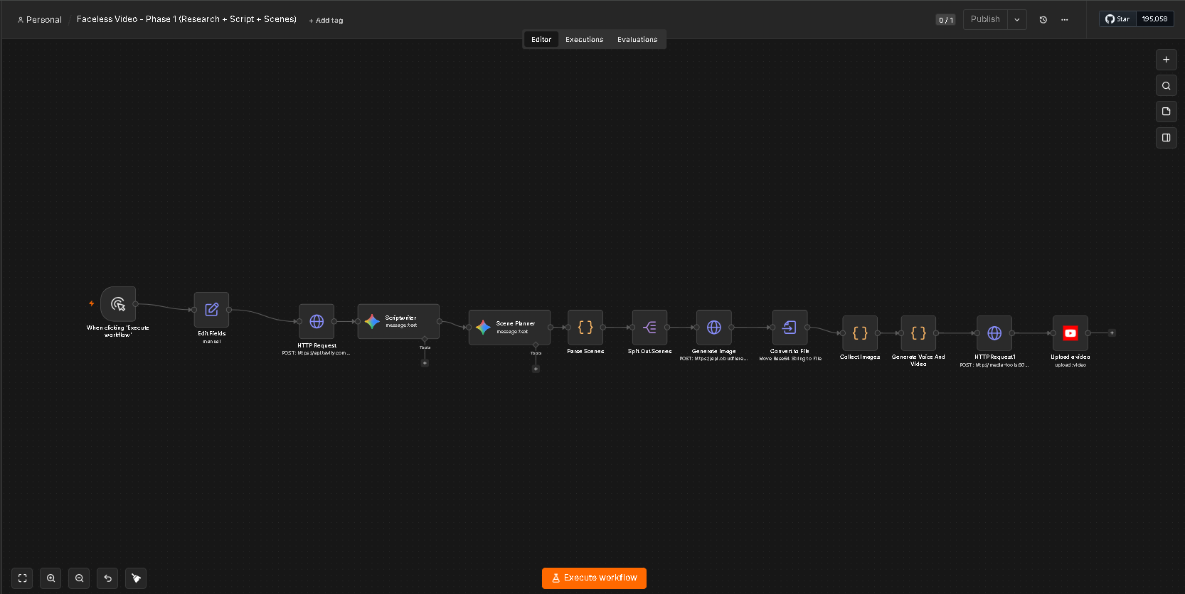 N8N Faceless YouTube Automation